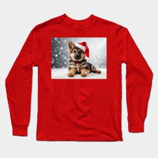 Cute German Shepard puppy Long Sleeve T-Shirt